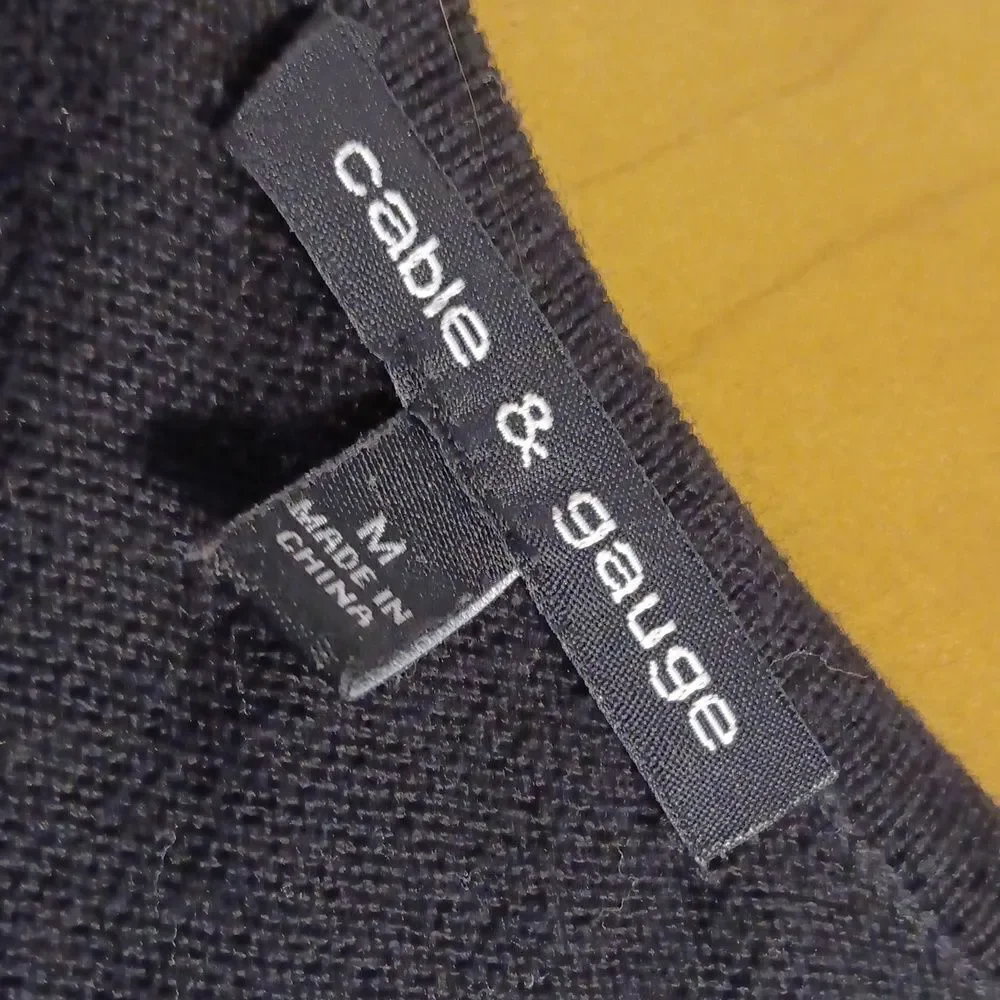 Cable & Gauge V-neck Sweater